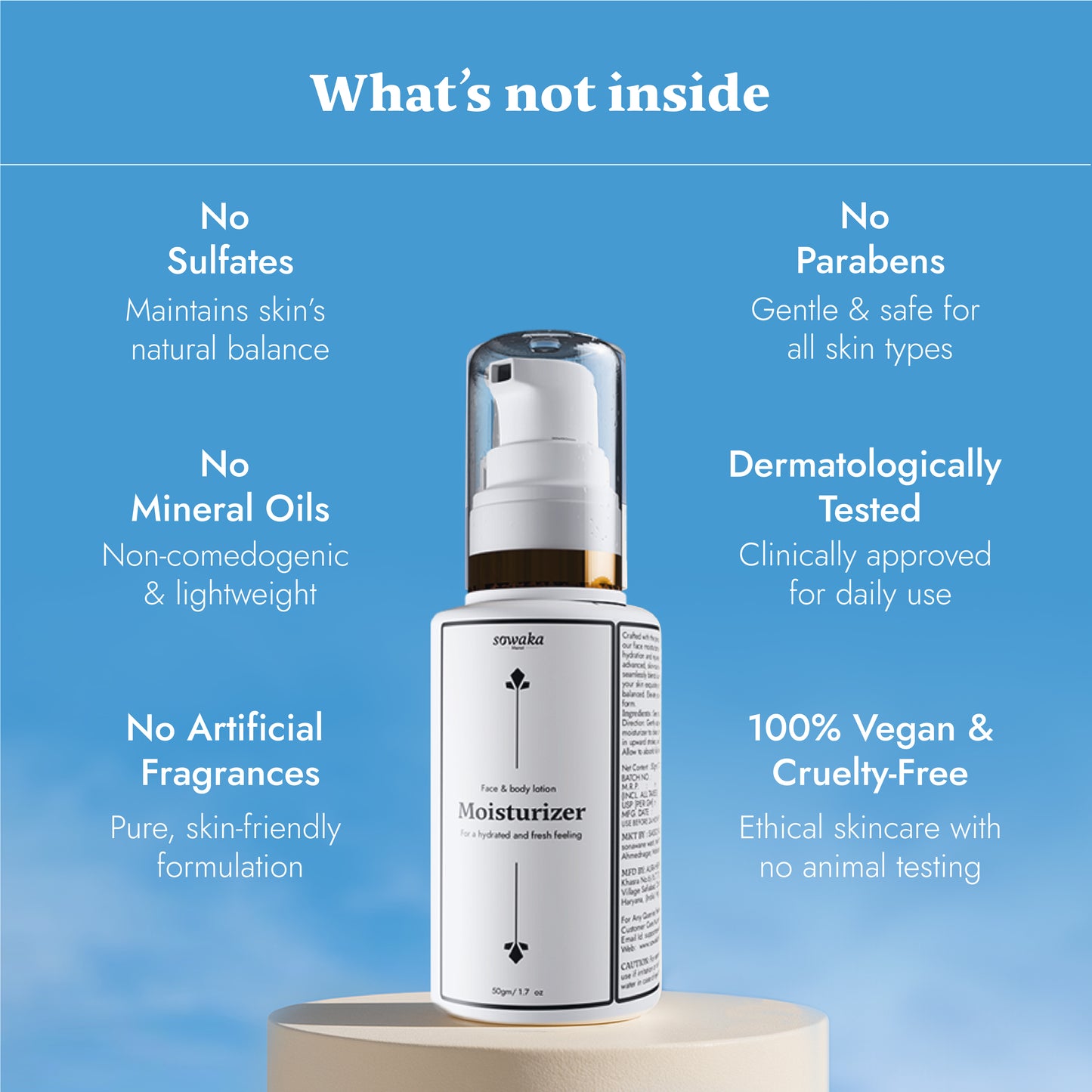 SOWAKA FACE MOISTURIZER - 50g