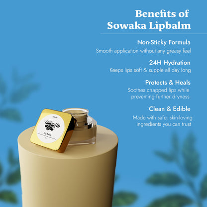 SOWAKA COFFEE LIP BALM - 12g