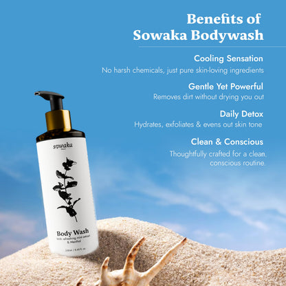 SOWAKA COOL MINT BODY WASH - 250ml
